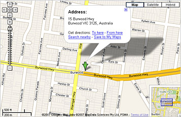 15 Burwood Hwy Burwood VIC 3125 Melway Ref : 60 H6